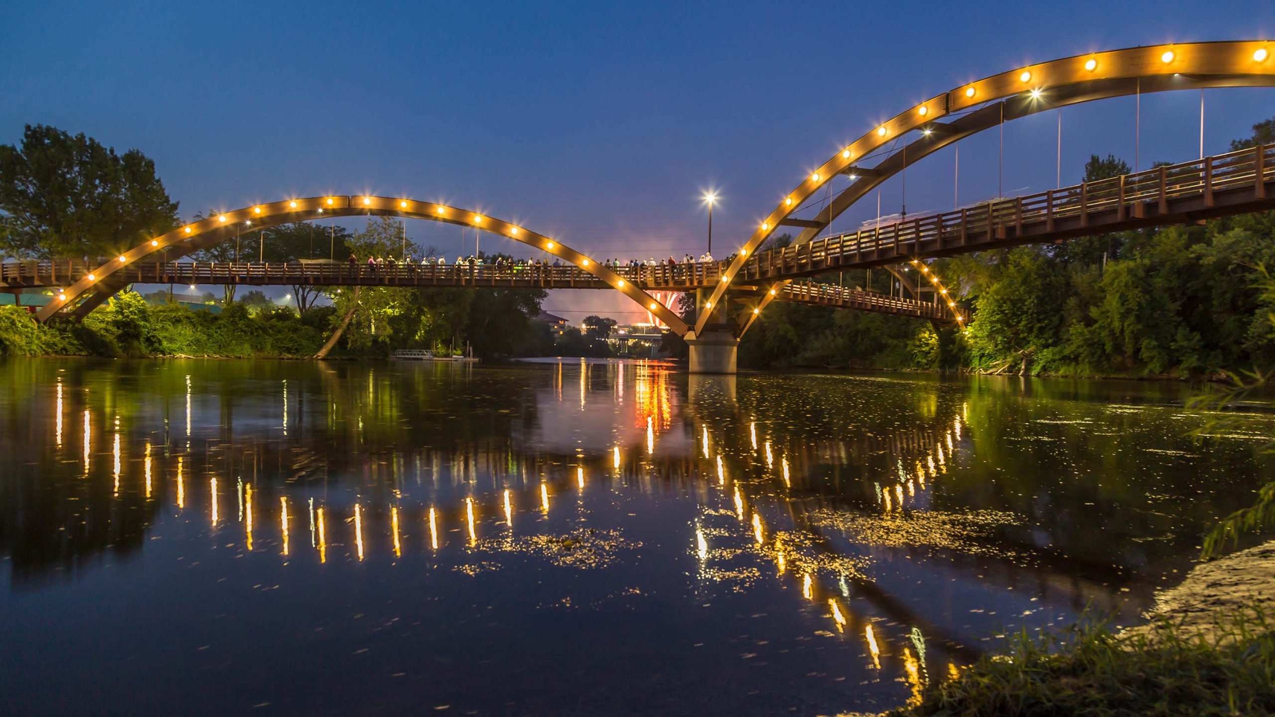 The Tridge in Midland Michigan